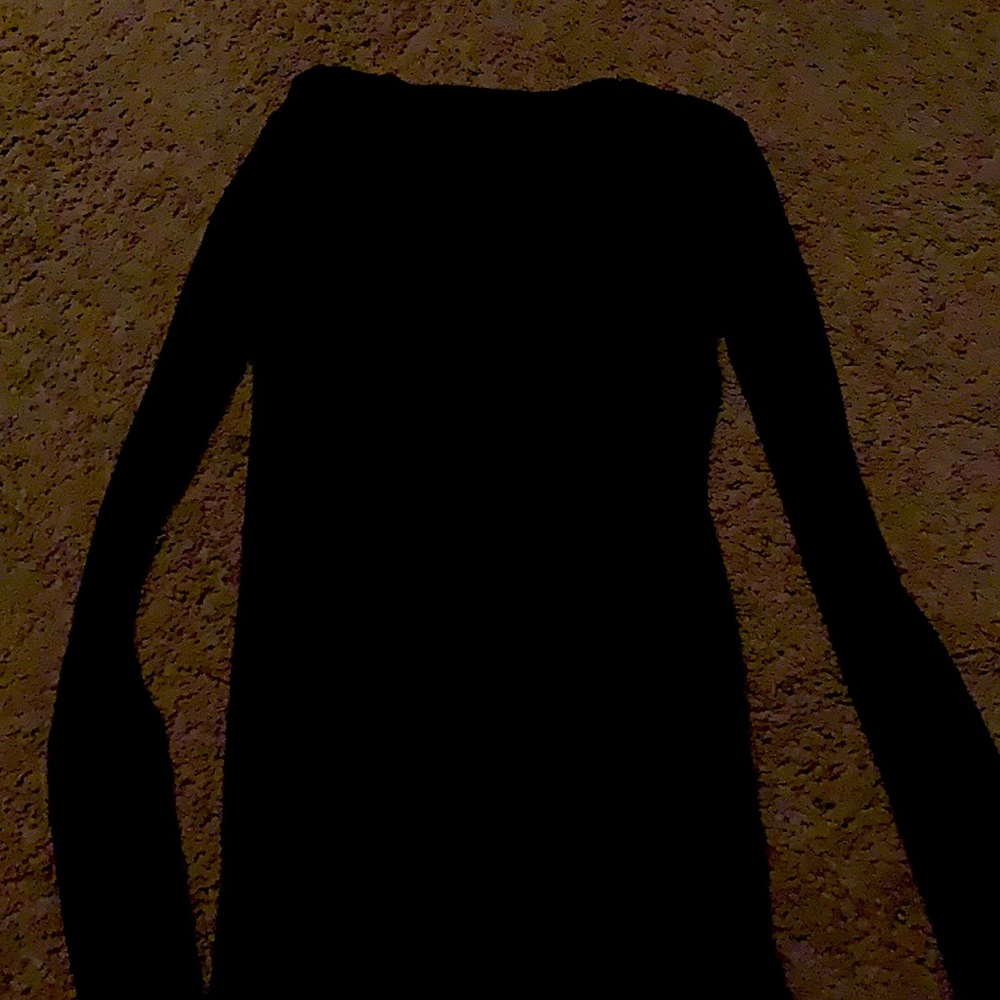 a purple shirt